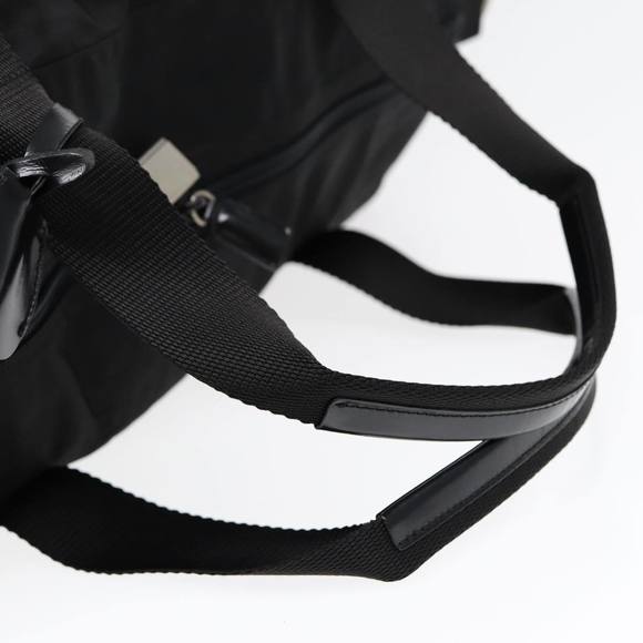 PRADA Boston Bag Nylon Black Auth 82120 - Picture 7 of 16